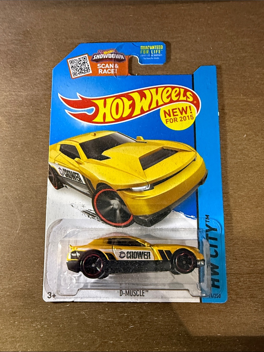 D-Muscle Kids Toy Car - Yellow and Black